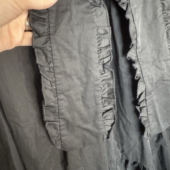 Sister Jane Dress Size XS Peggy Bow Neck Midi Black Swing Sleeveless New NWT - Picture 11 of 13